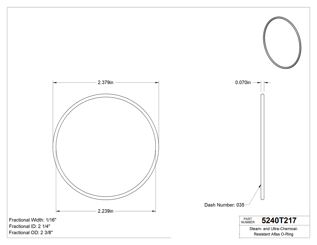 Technical drawing - 5240T217